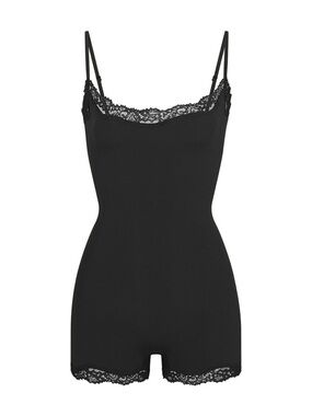 SKIMS Black Lace XS onesie Shaping Bodysuit romper playsuit Fits Everybody shape